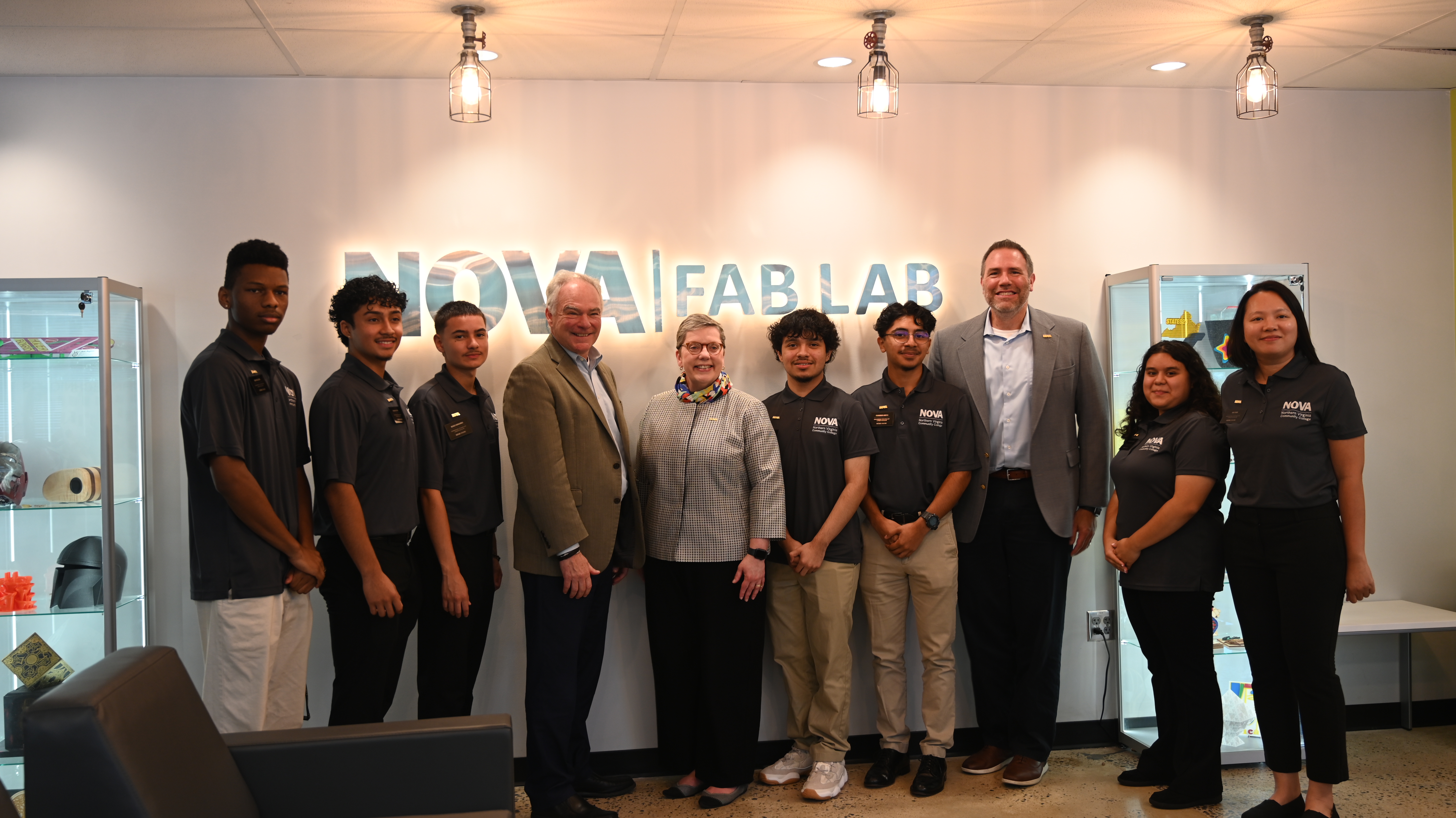 Photo of Senator Kaine at Northern Virginia Community College in Manassas